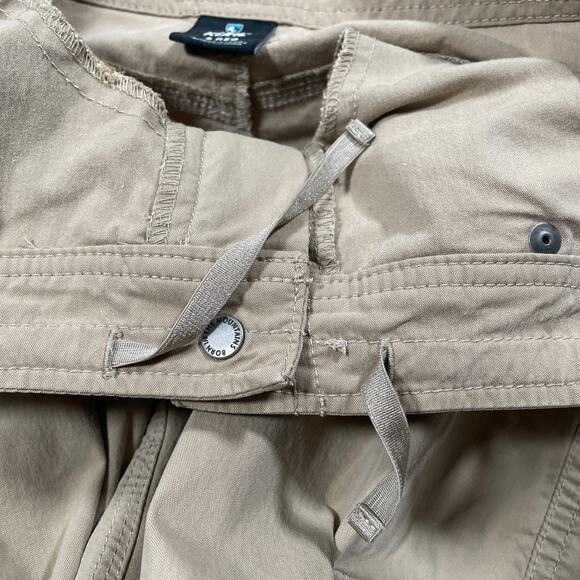 Kuhl Legendary Pants 8 Tan Roll Up Outdoor Hiking Travel Stretch Cargo Trekking - Picture 8 of 16